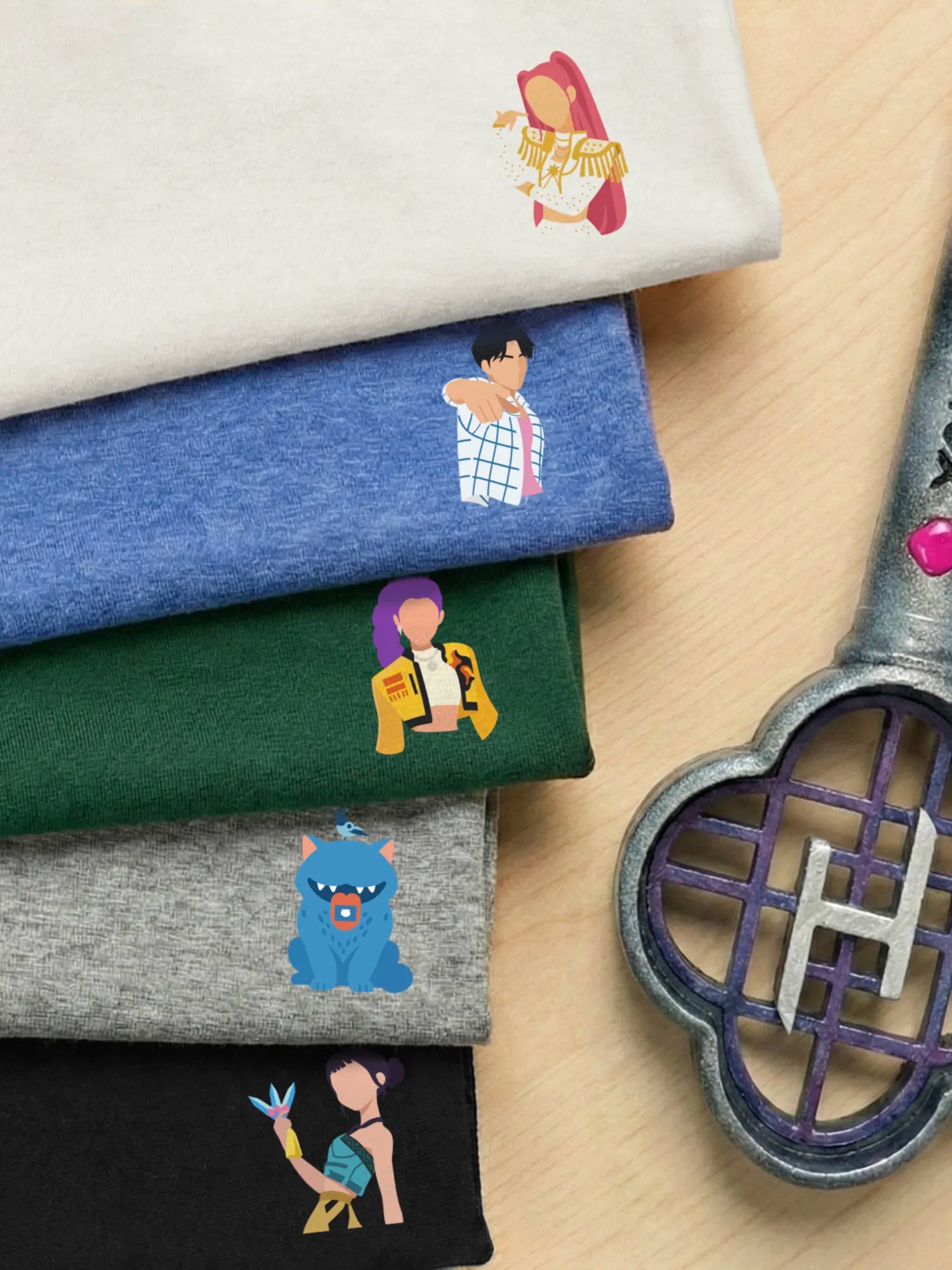 T-shirts in multiple colors with the KDH Minis collection by inspire.inc