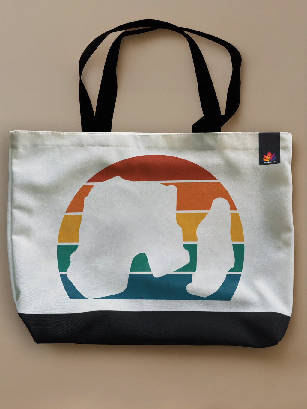 Raouché Retro Sunset - Neo Tote Bag