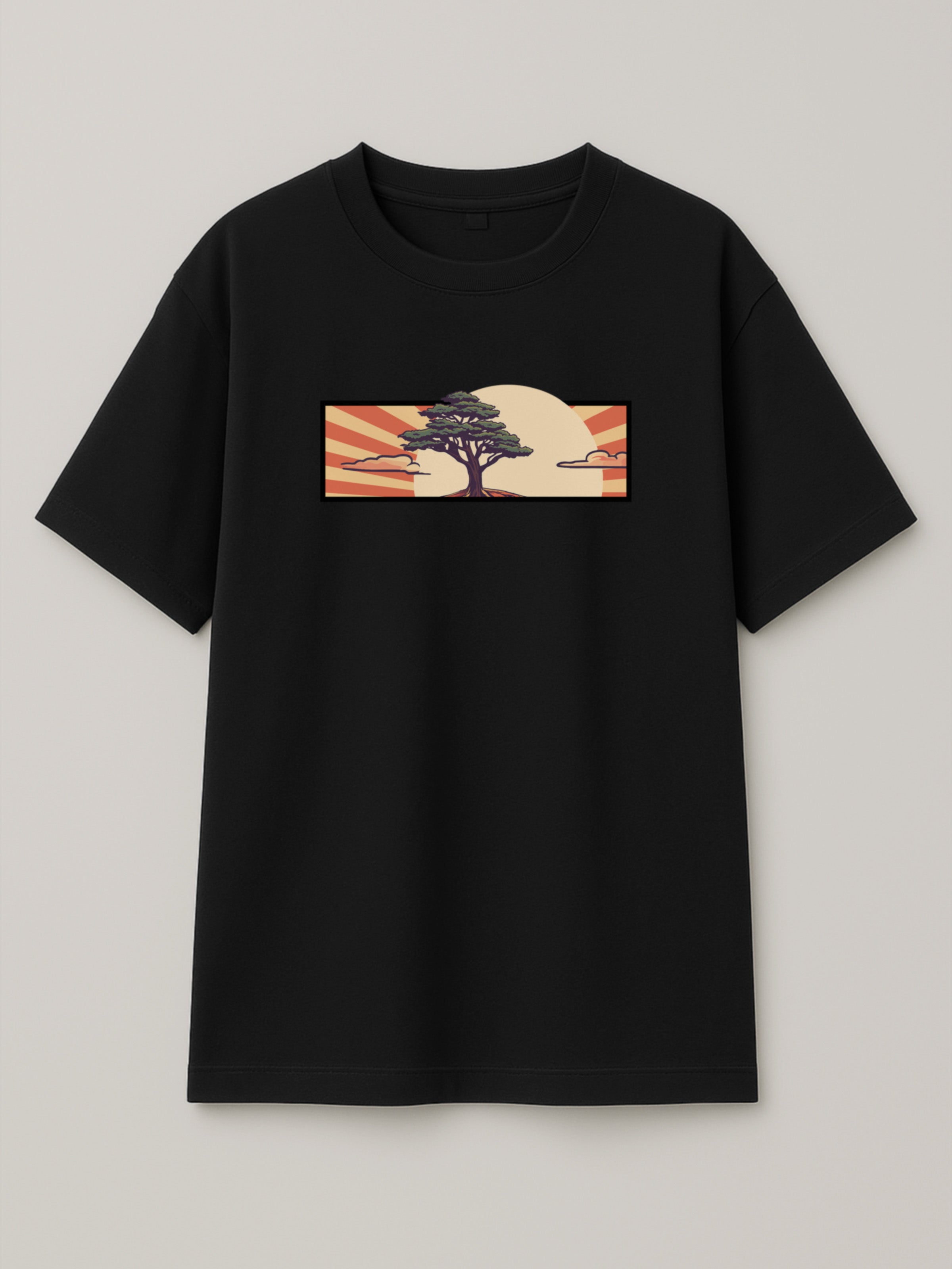 Cedar Japan Sunrise - Regular/Oversized T-shirt