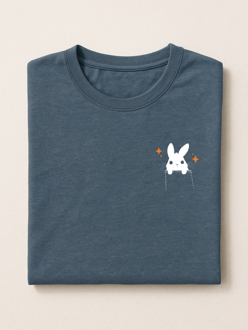 Pocket Bunny - Regular/Oversized T-shirt