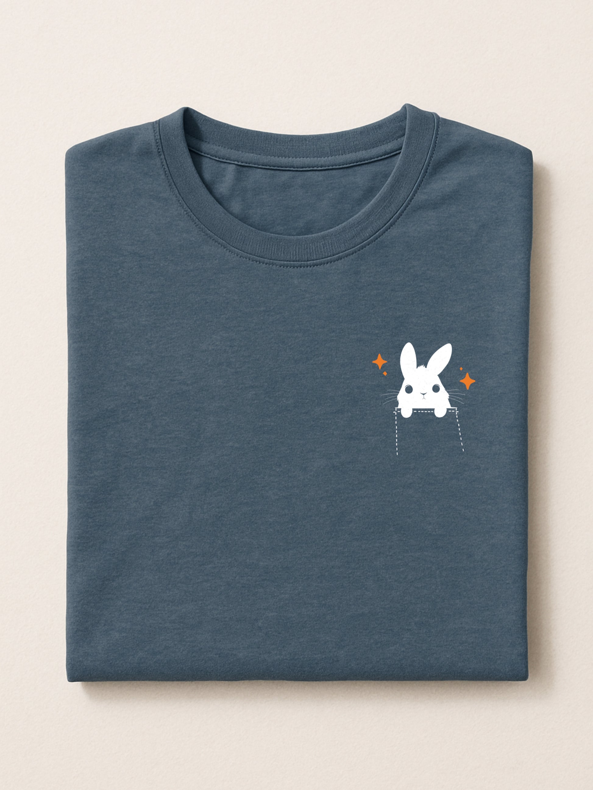 Pocket Bunny - Regular/Oversized T-shirt