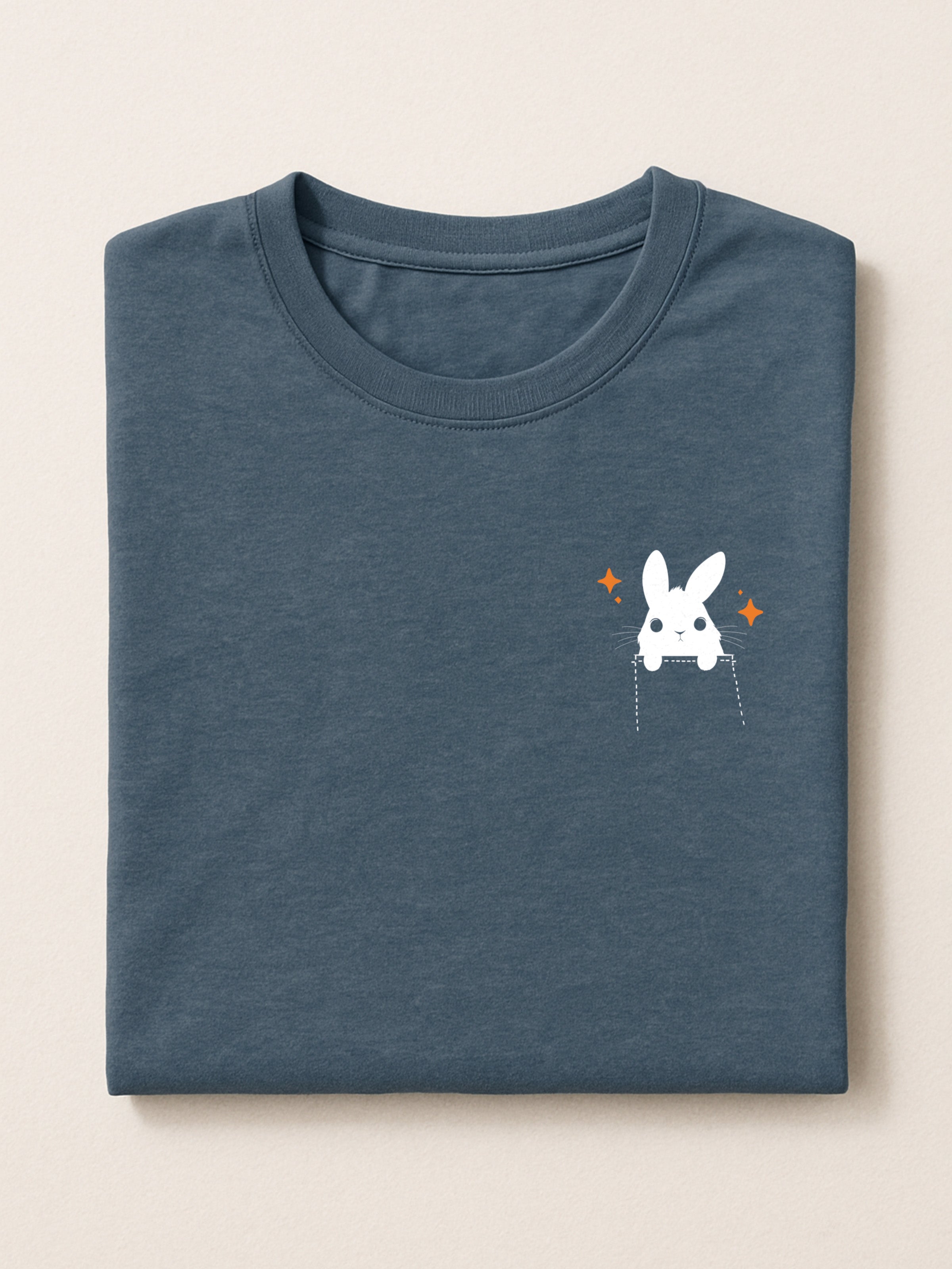 Pocket Bunny - Regular/Oversized T-shirt