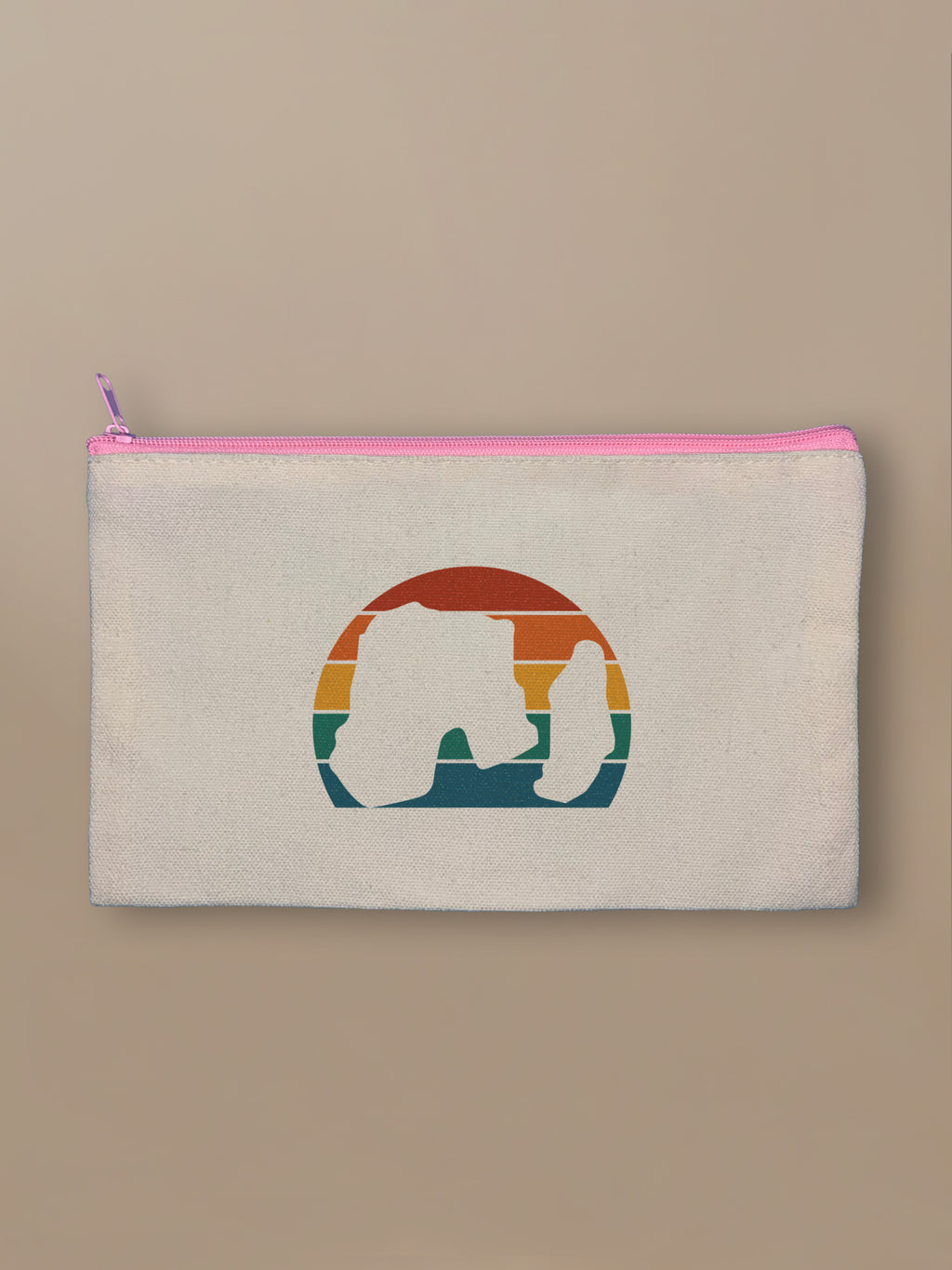 Raouché Retro Sunset - Zipper Pouch