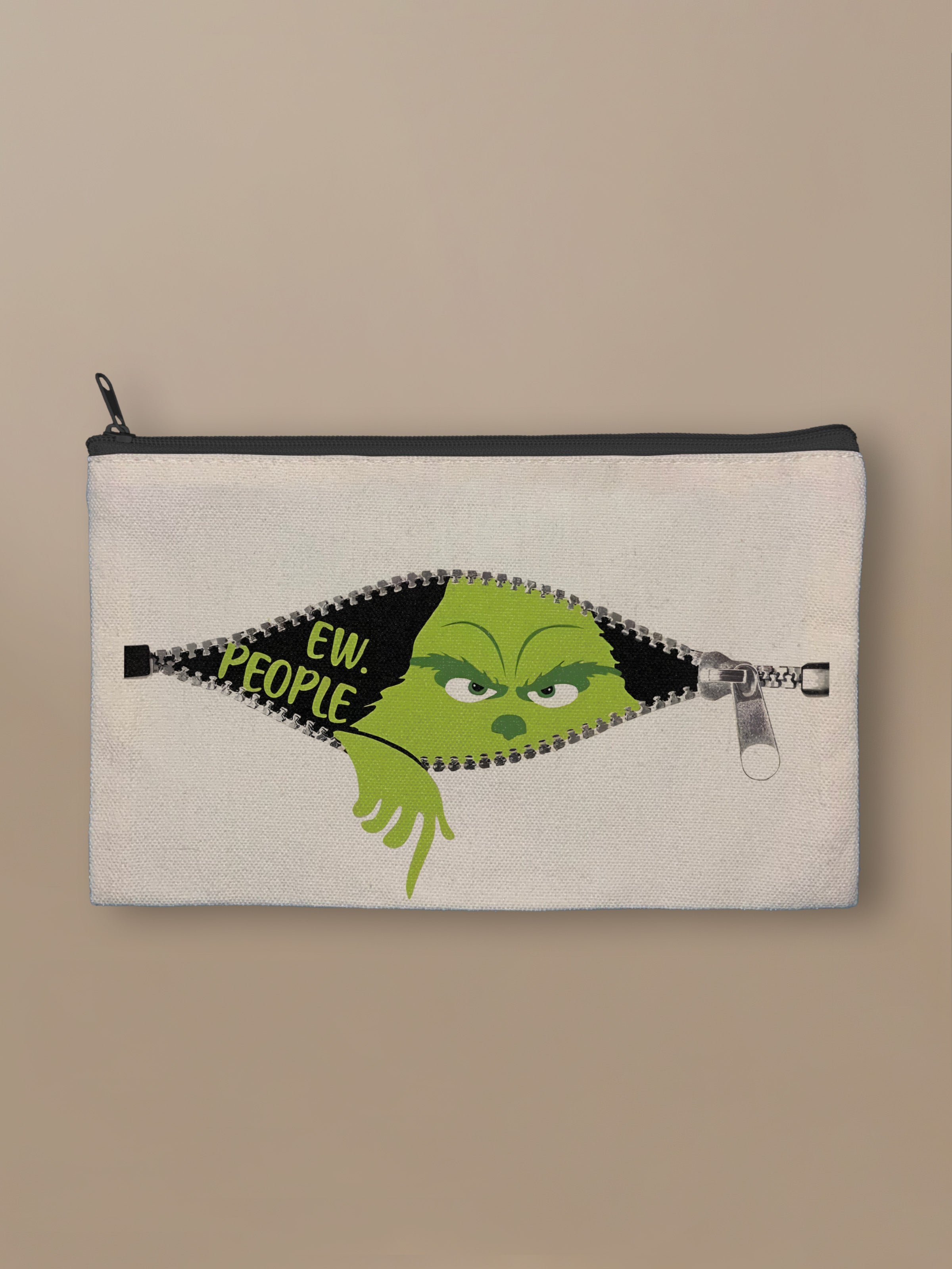 Ew, People Grinch - Zipper Pouch