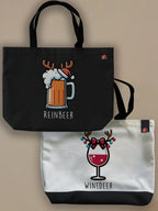 Couples Therapy - Winedeer/Reinbeer - Matching Neo Tote Bags