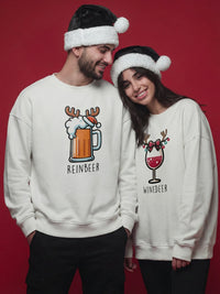 Couples Therapy - Winedeer - Regular/Oversized Sweatshirt by inspire.inc