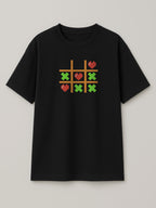 Tic Tac Hearts Pixel Edition - Regular/Oversized T-shirt