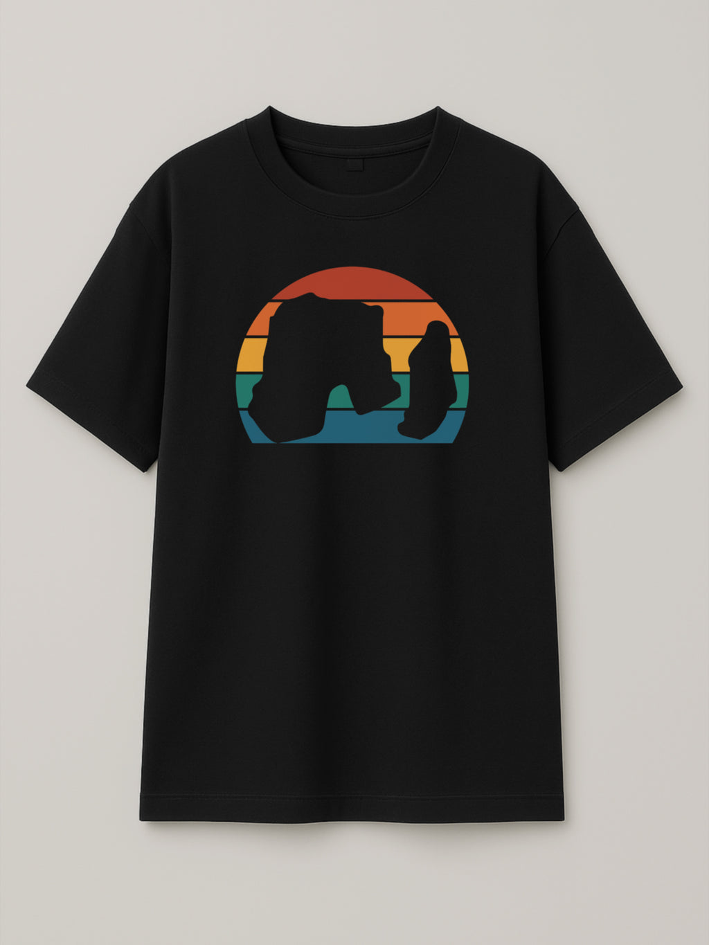 Raouché Retro Sunset - Regular/Oversized T-shirt