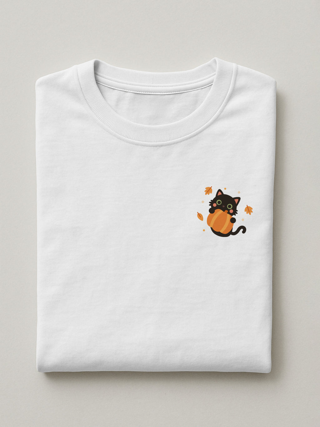 Pumpkitty - Regular/Oversized T-shirt