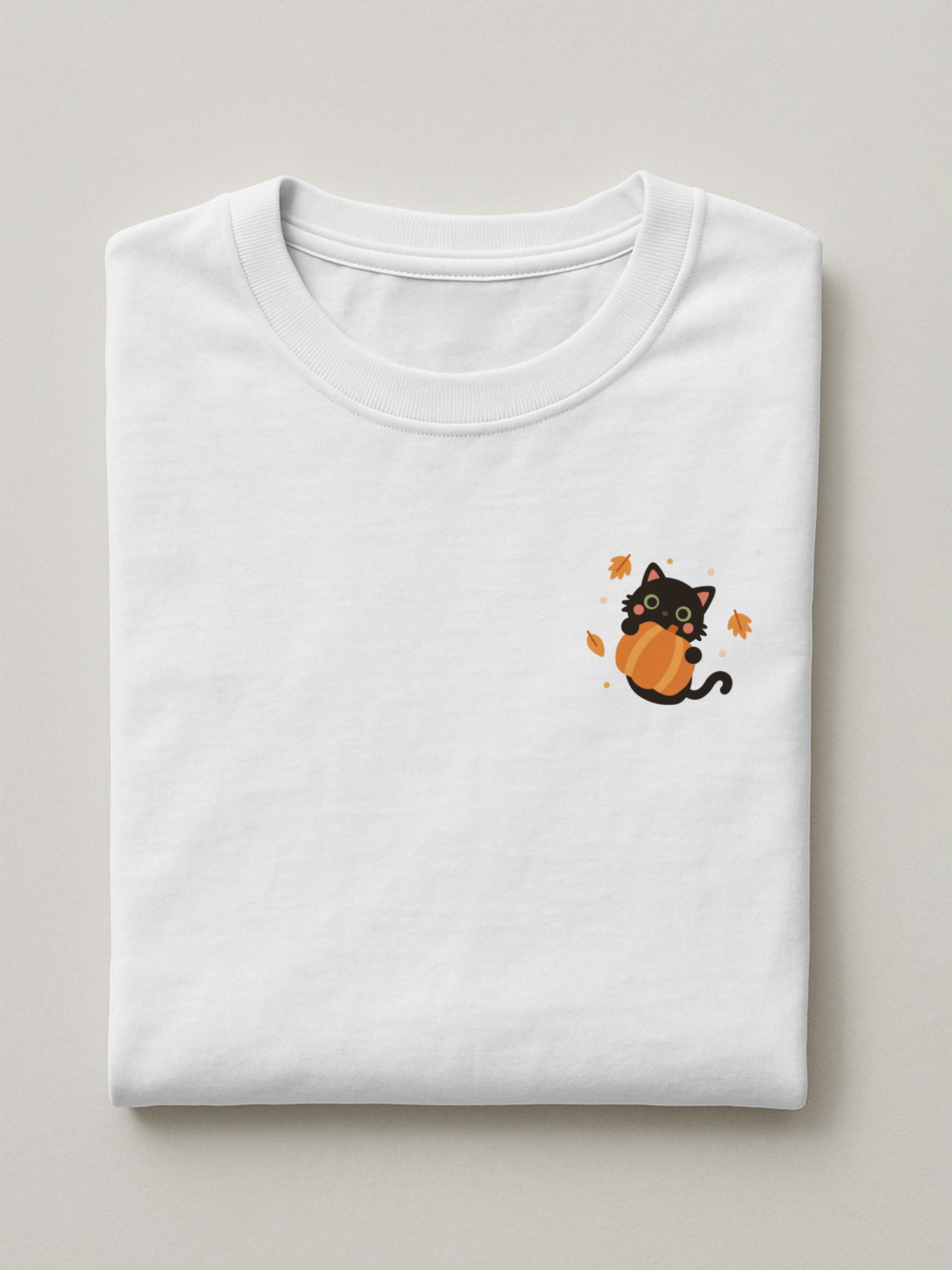 Pumpkitty - Regular/Oversized T-shirt