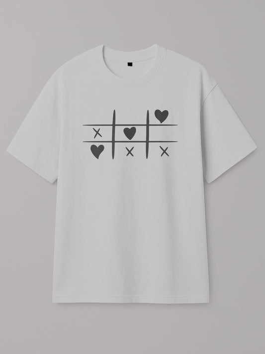 Tic Tac Hearts - Regular/Oversized T-shirt