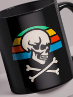 Skull Retro Sunset - Regular/Big Mug