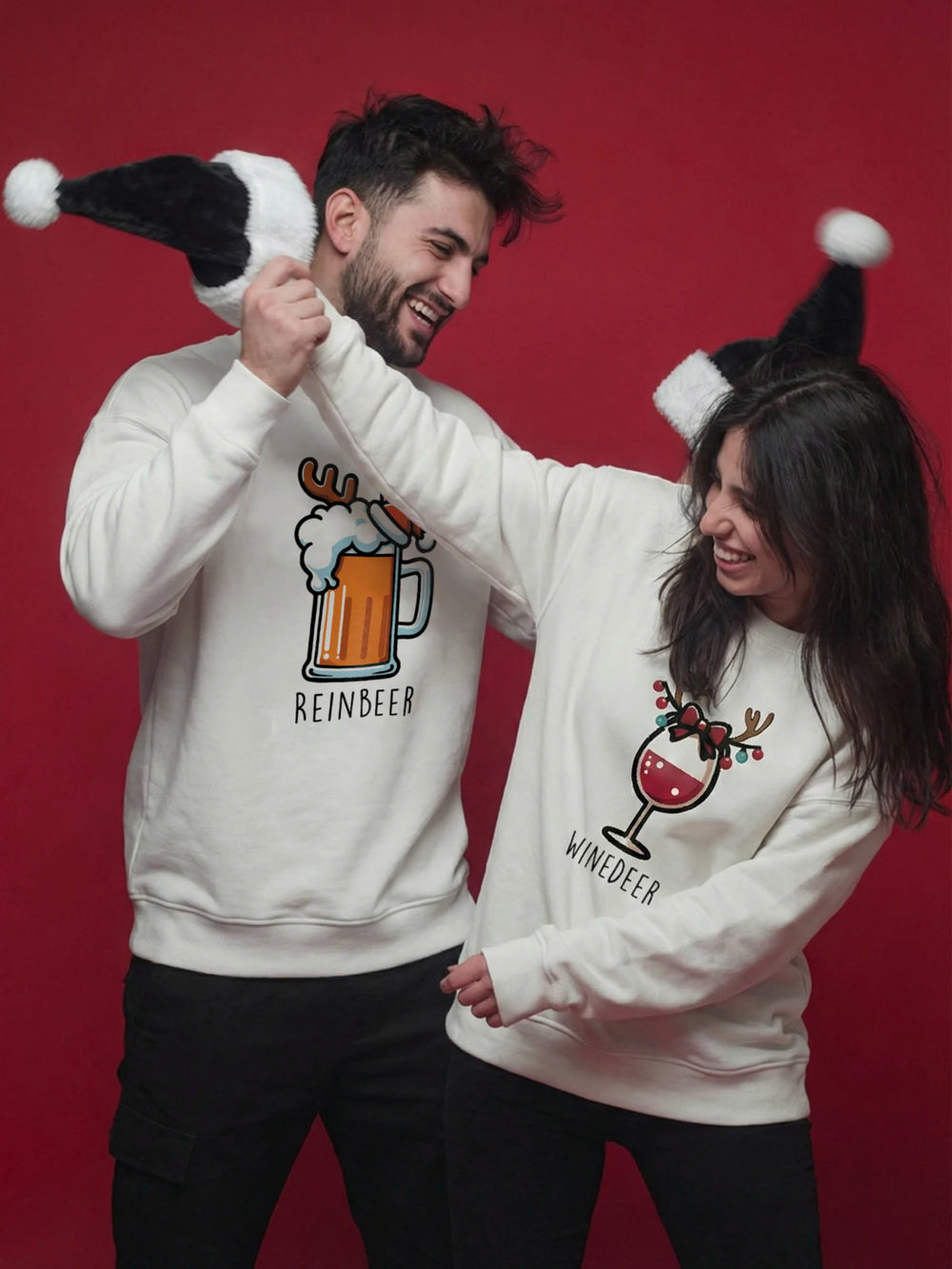 Couples Therapy - Winedeer - Regular/Oversized Sweatshirt by inspire.inc