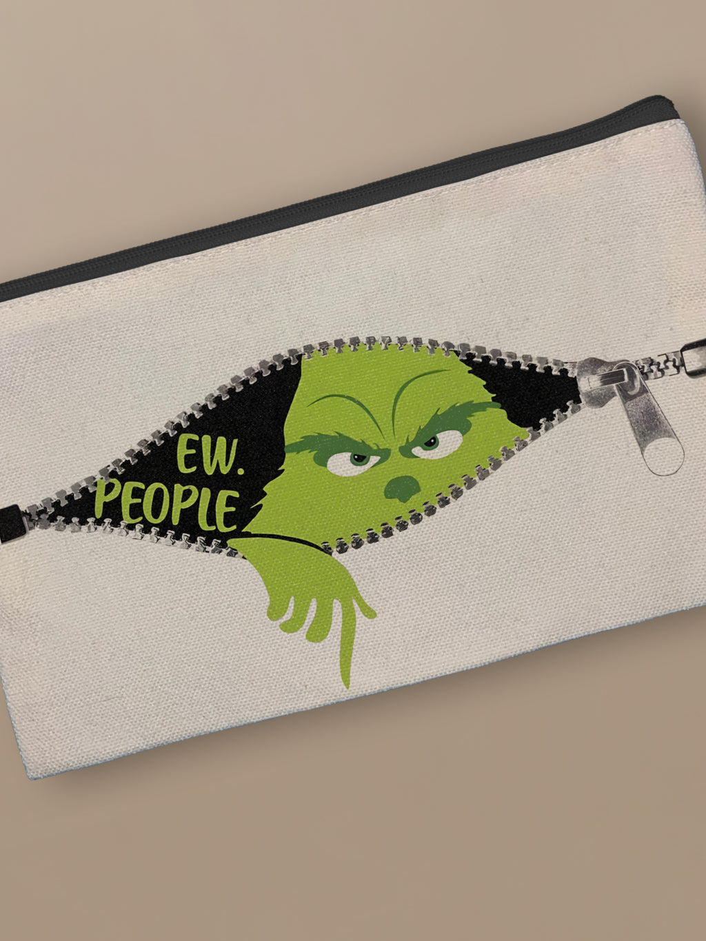 Ew, People Grinch - Zipper Pouch