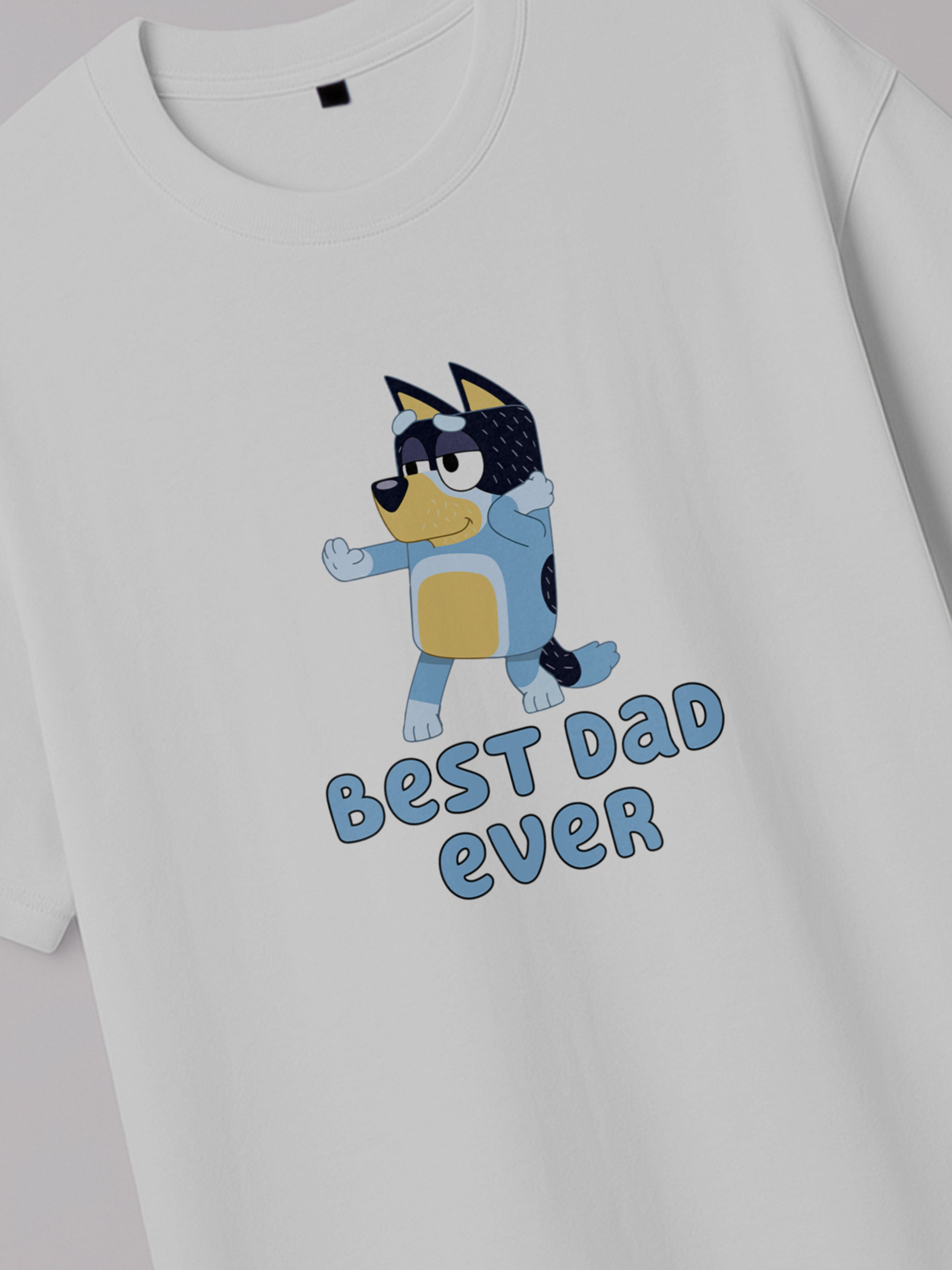Bluey - Best Dad Ever - Regular/Oversized T-shirt
