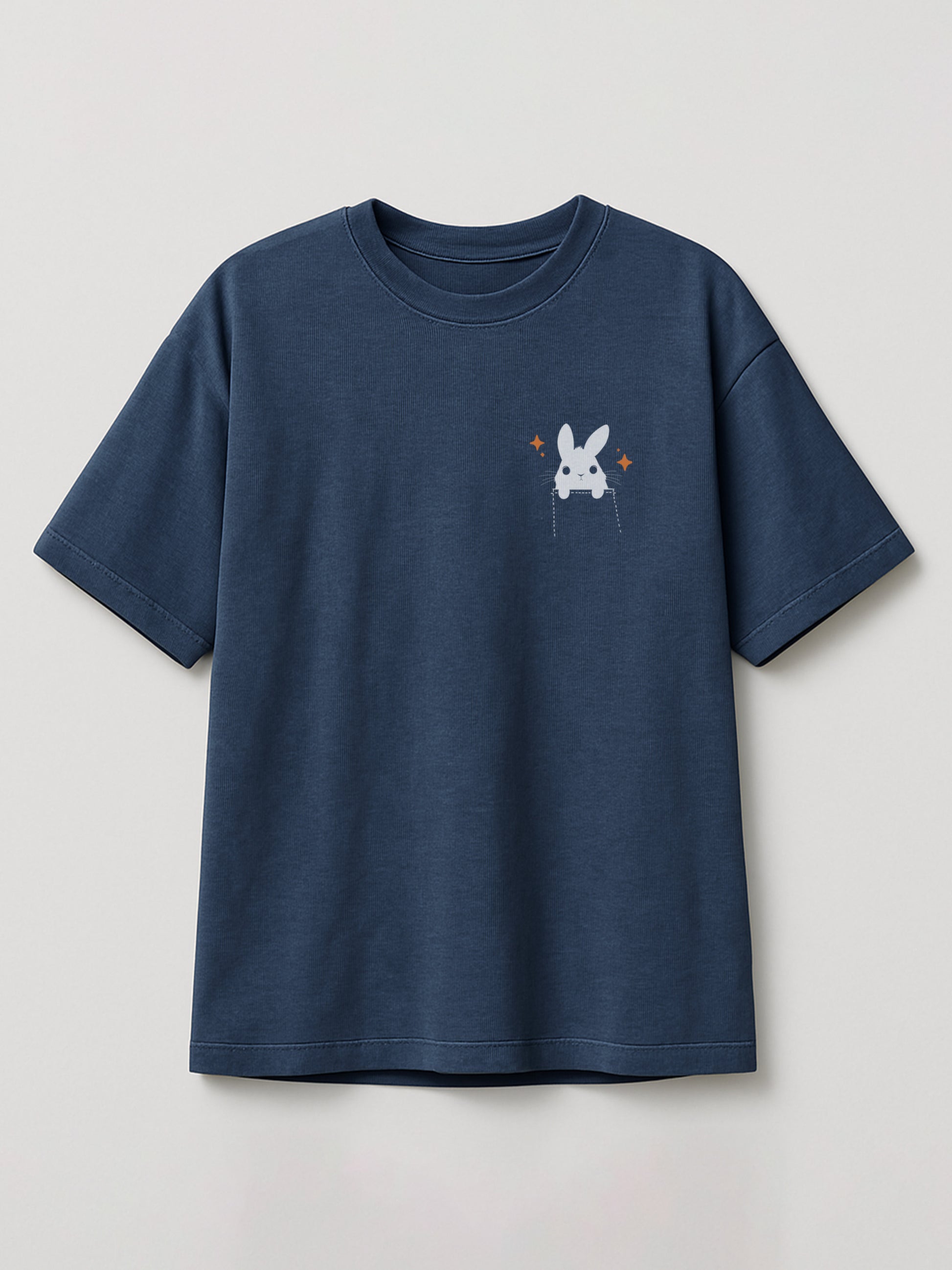 Pocket Bunny - Regular/Oversized T-shirt