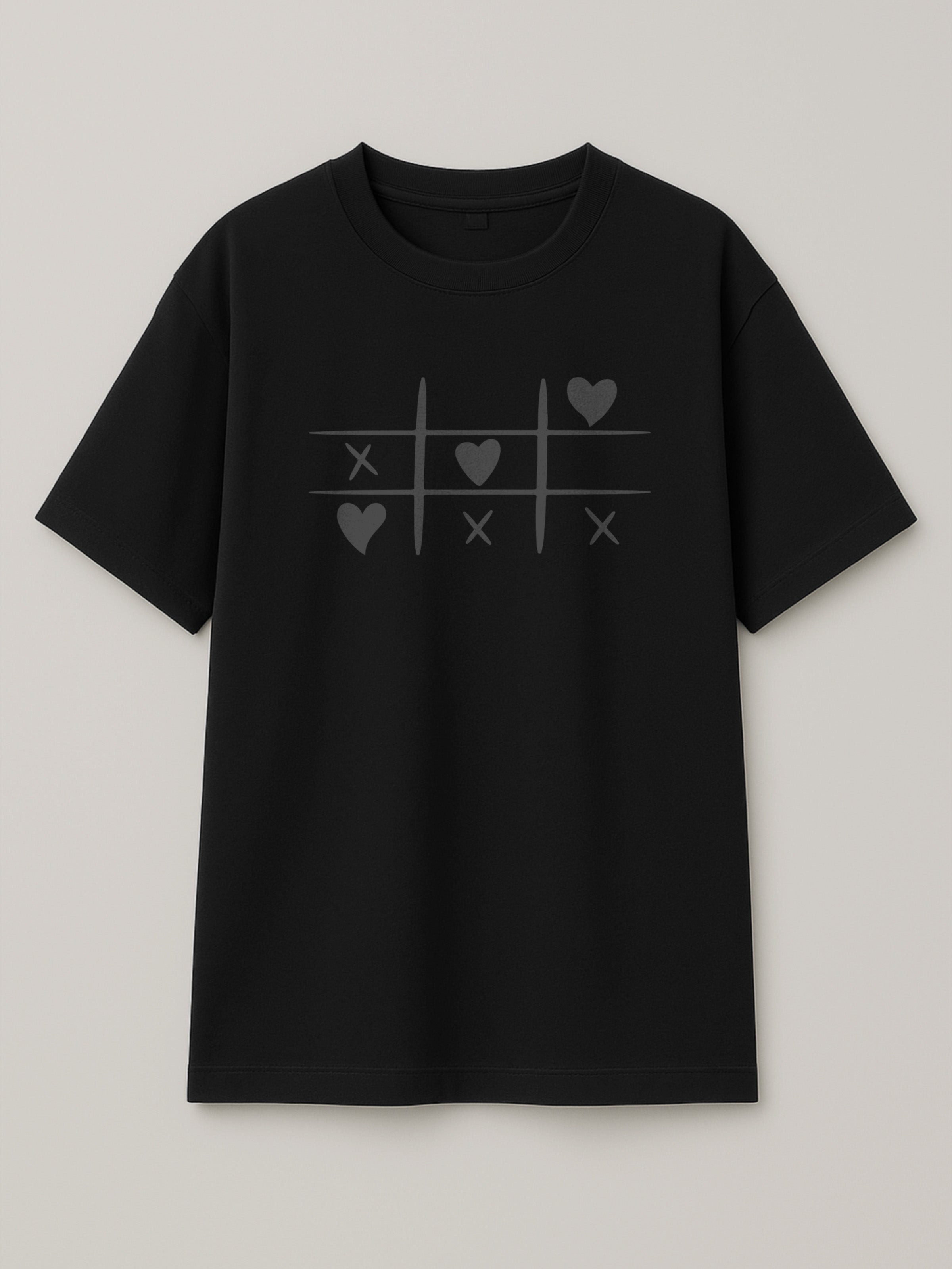 Tic Tac Hearts - Regular/Oversized T-shirt