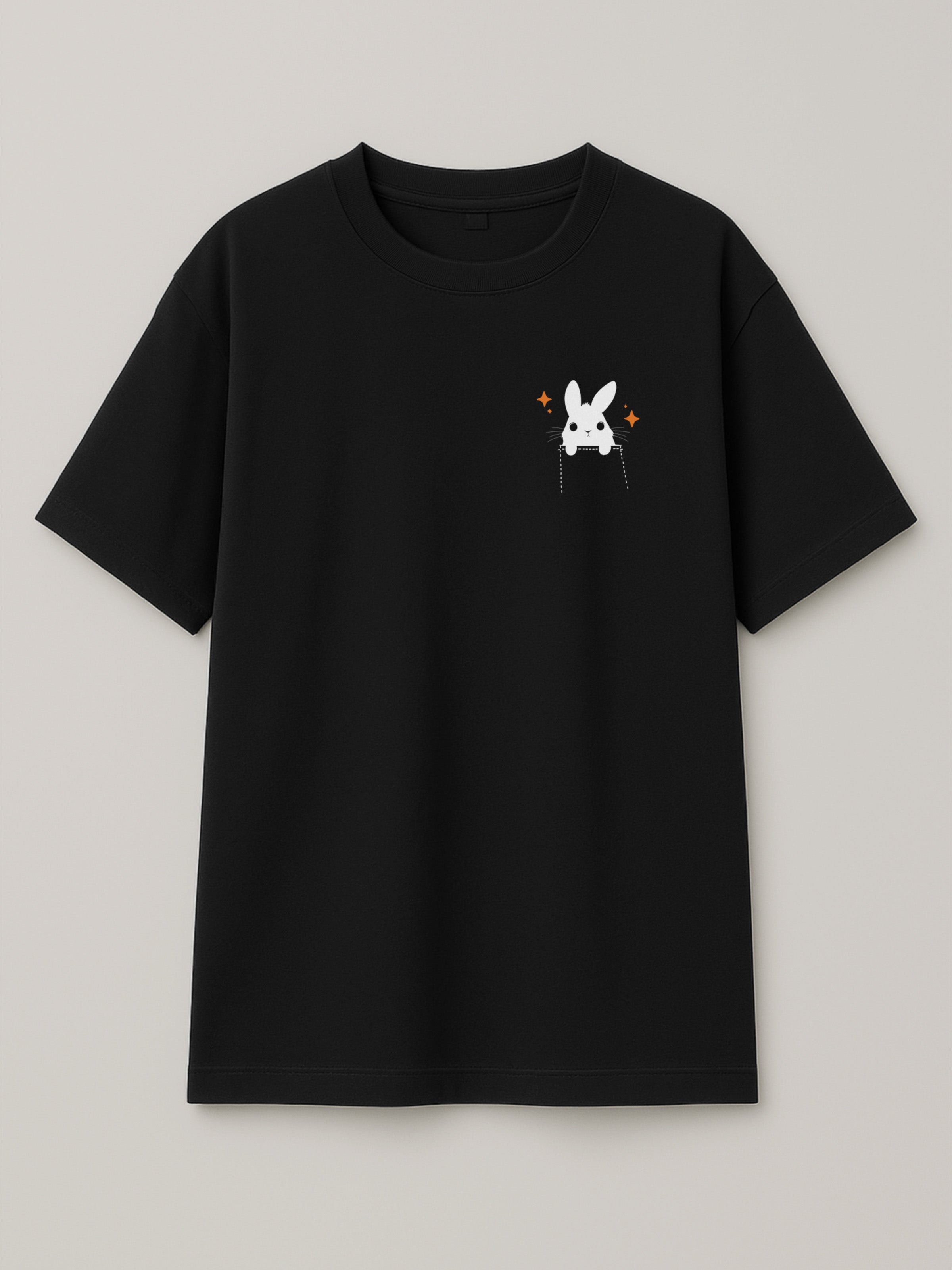 Pocket Bunny - Regular/Oversized T-shirt