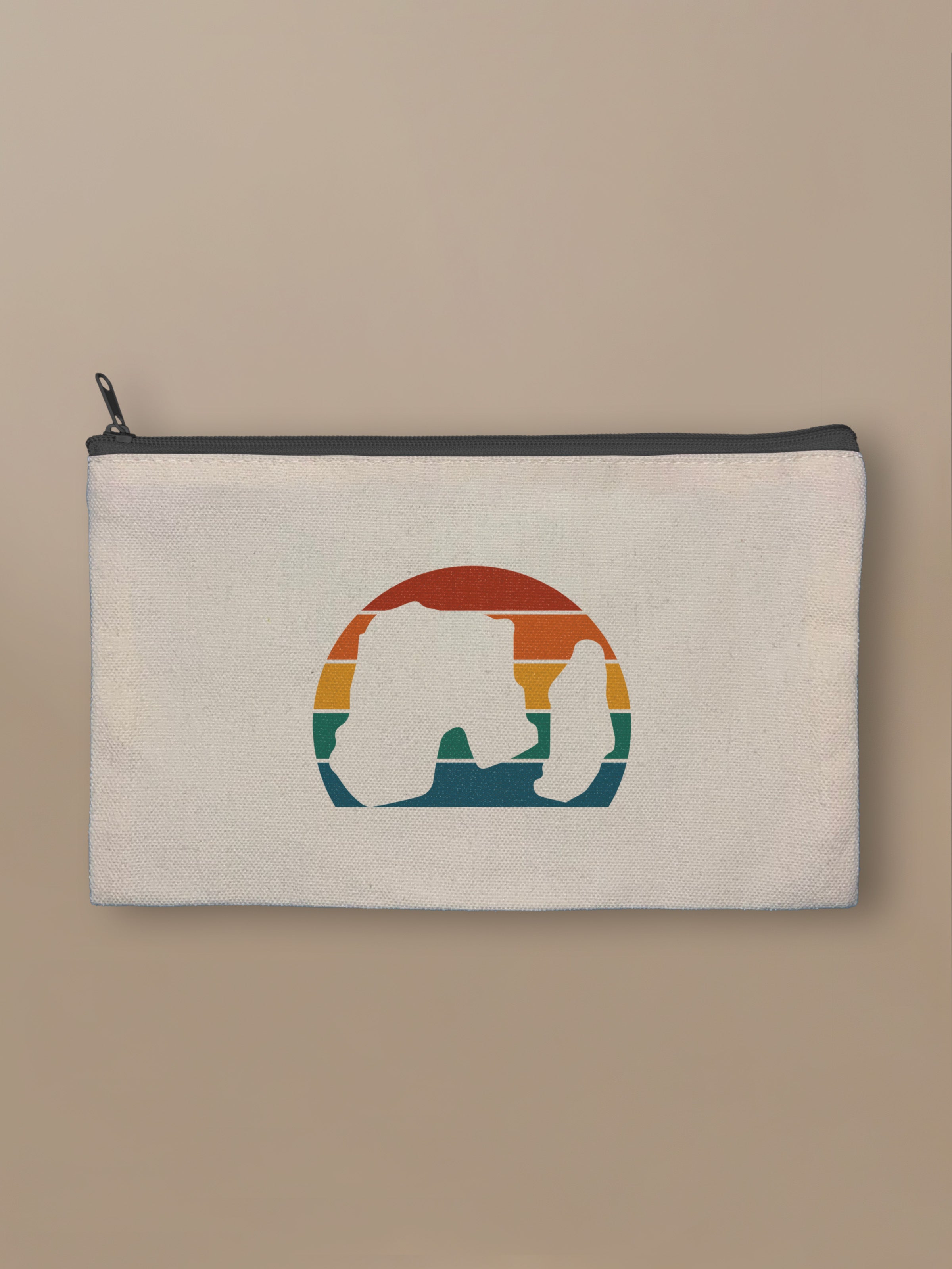 Raouché Retro Sunset - Zipper Pouch