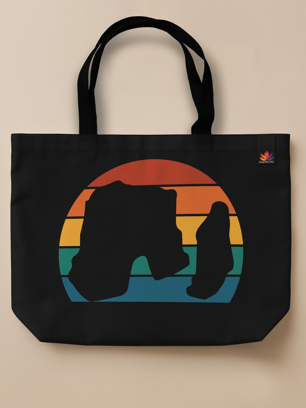 Raouché Retro Sunset - Neo Tote Bag
