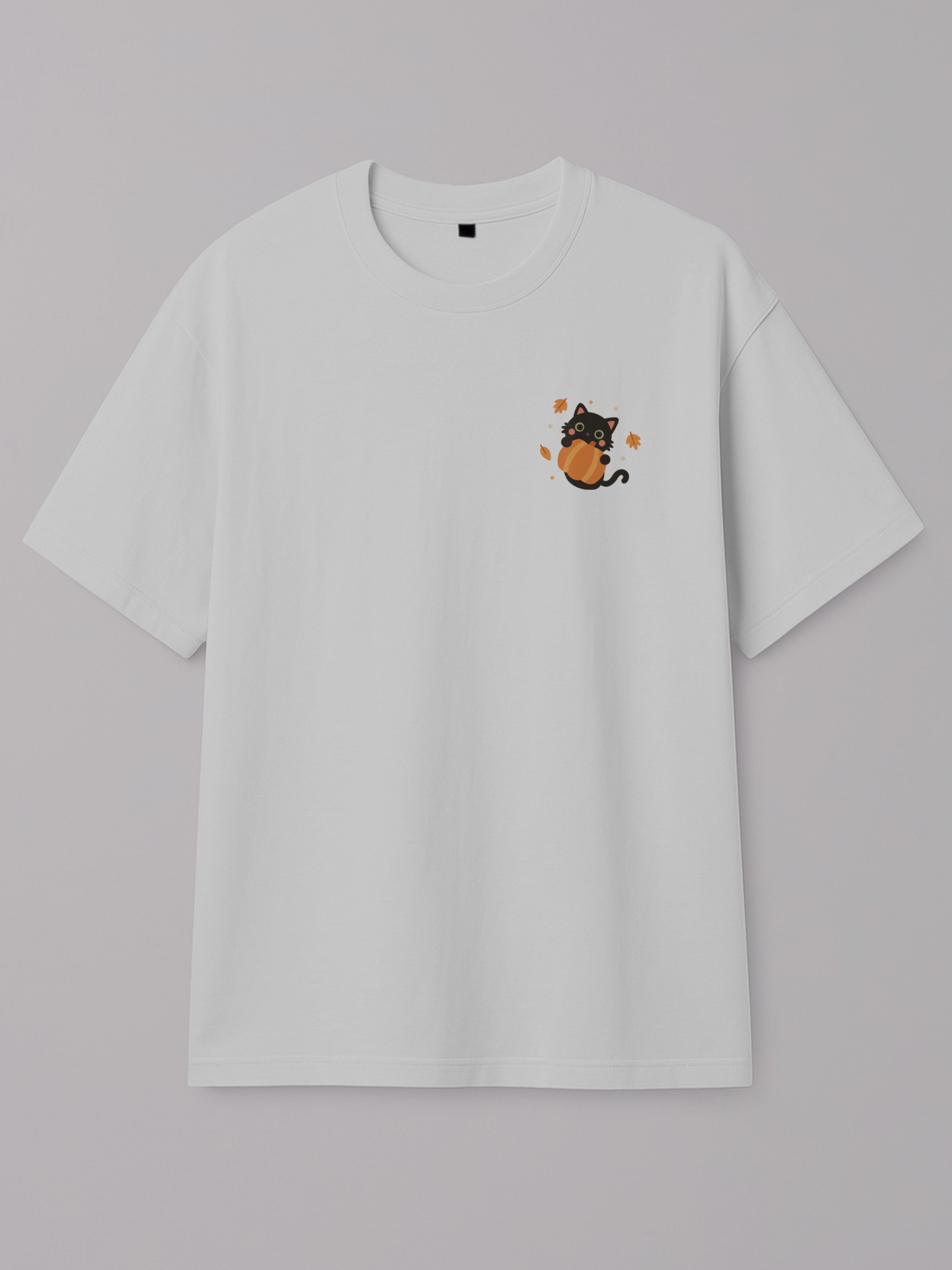 Pumpkitty - Regular/Oversized T-shirt