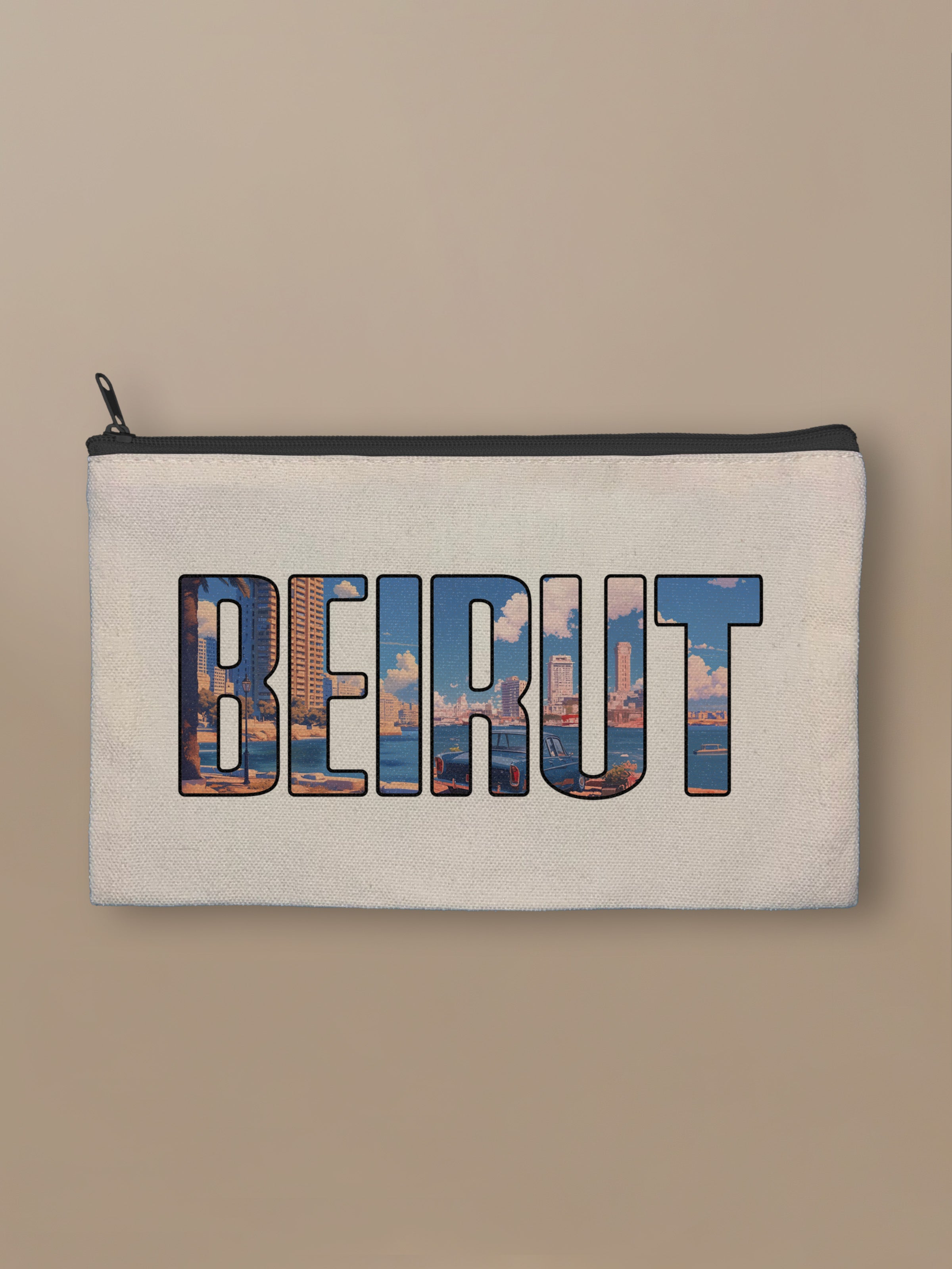 Beirut Cityscape - Zipper Pouch