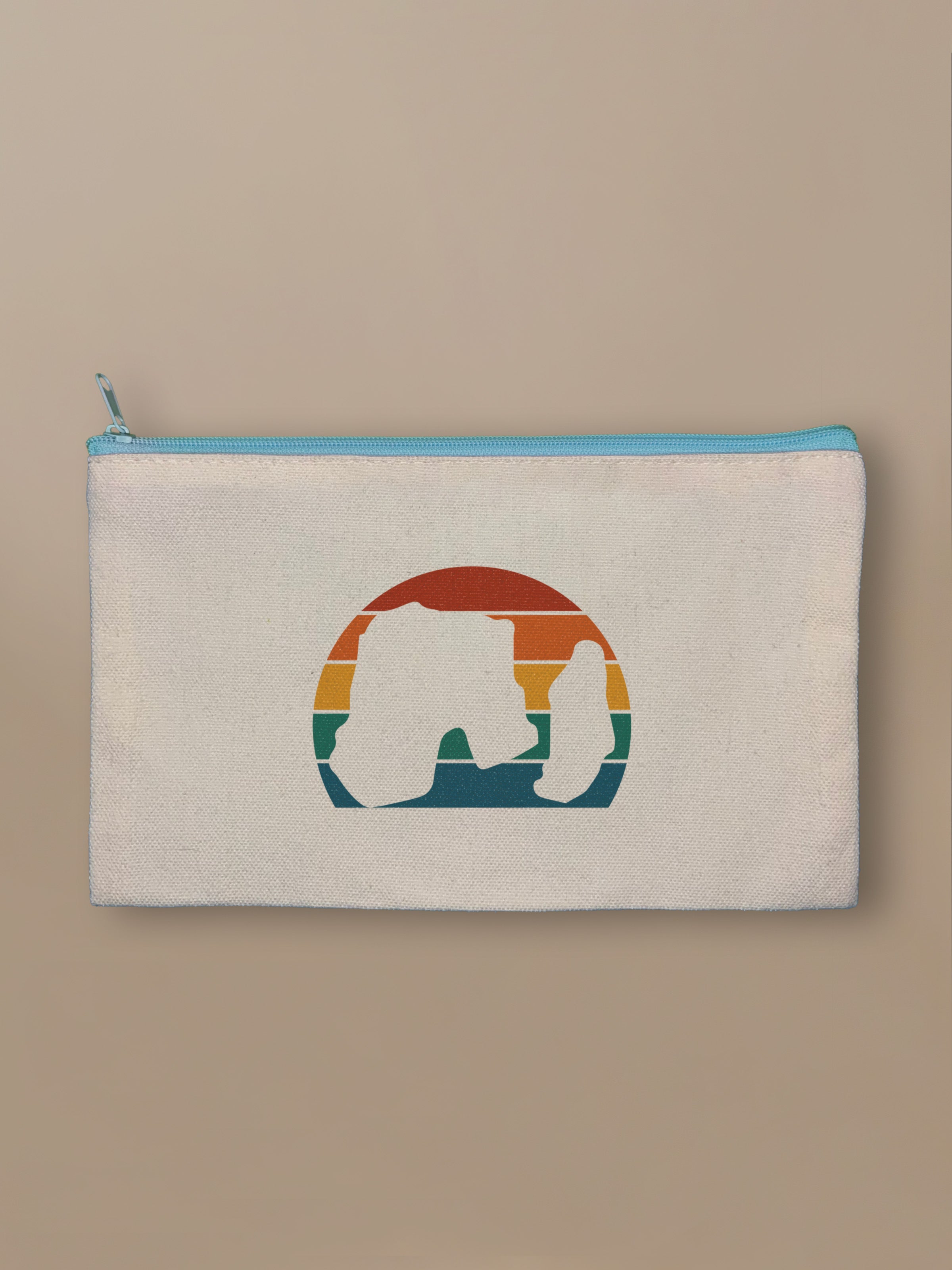 Raouché Retro Sunset - Zipper Pouch