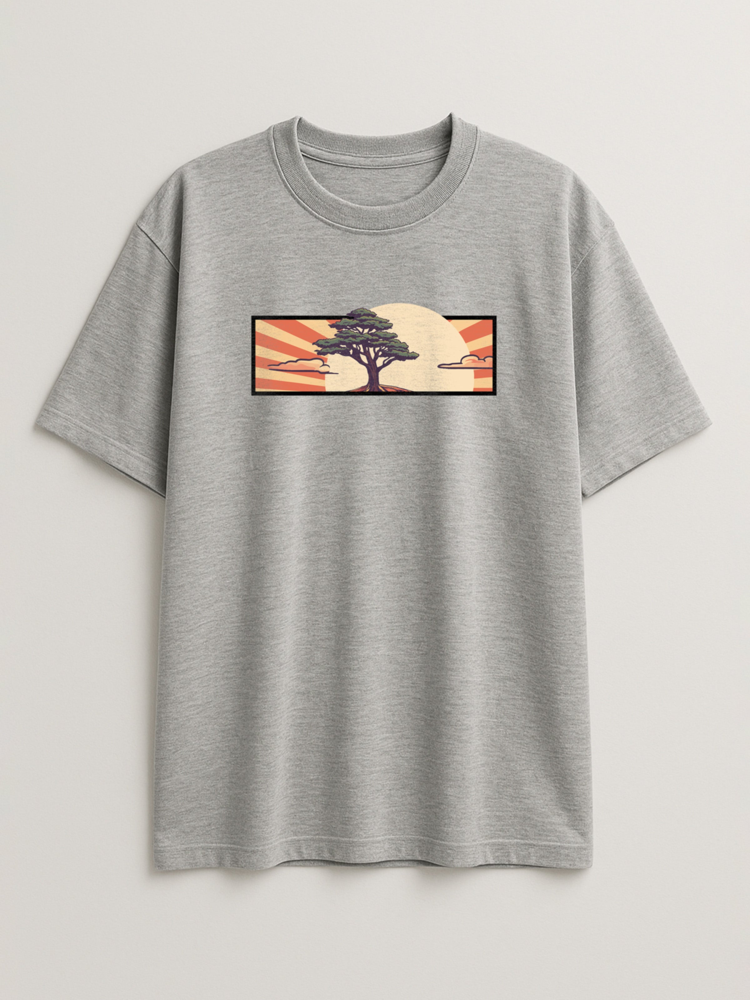 Cedar Japan Sunrise - Regular/Oversized T-shirt