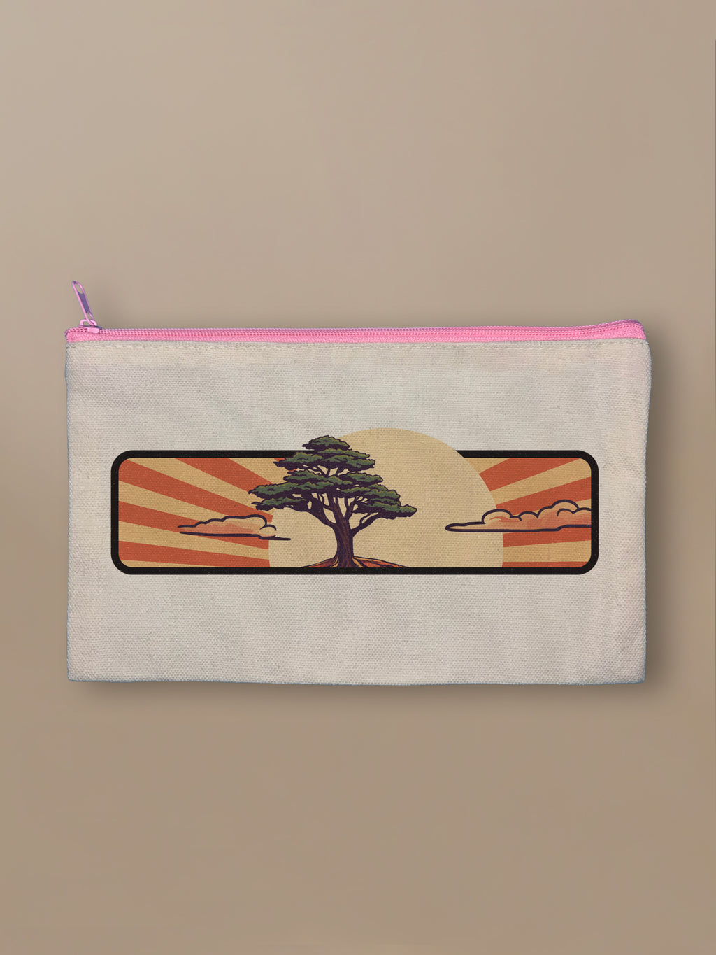 Cedar Japan Sunrise - Zipper Pouch