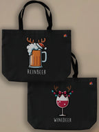 Couples Therapy - Winedeer/Reinbeer - Matching Neo Tote Bags