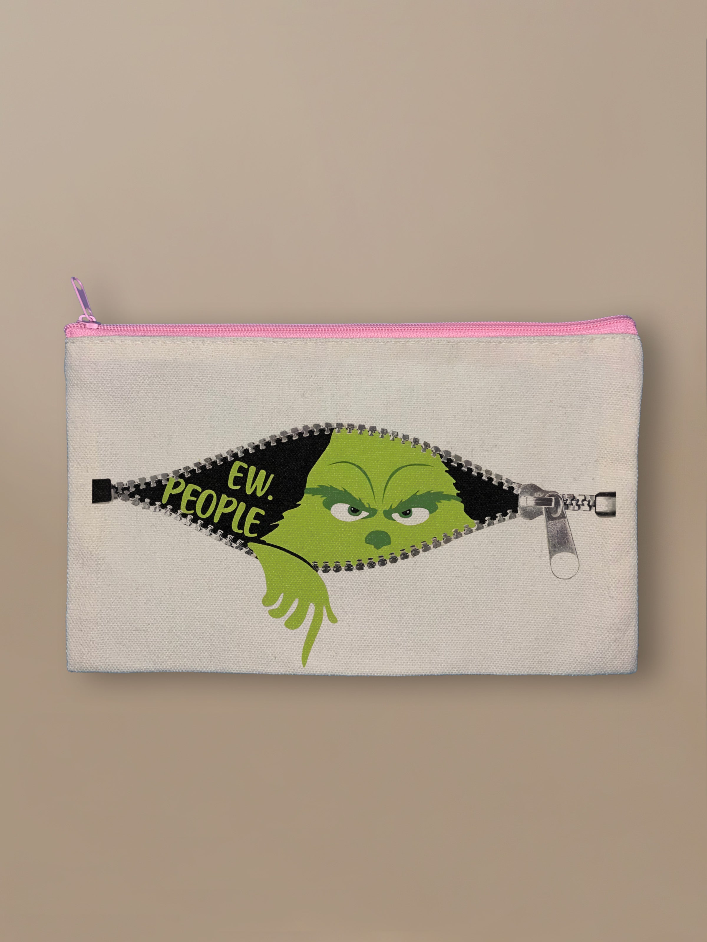 Ew, People Grinch - Zipper Pouch