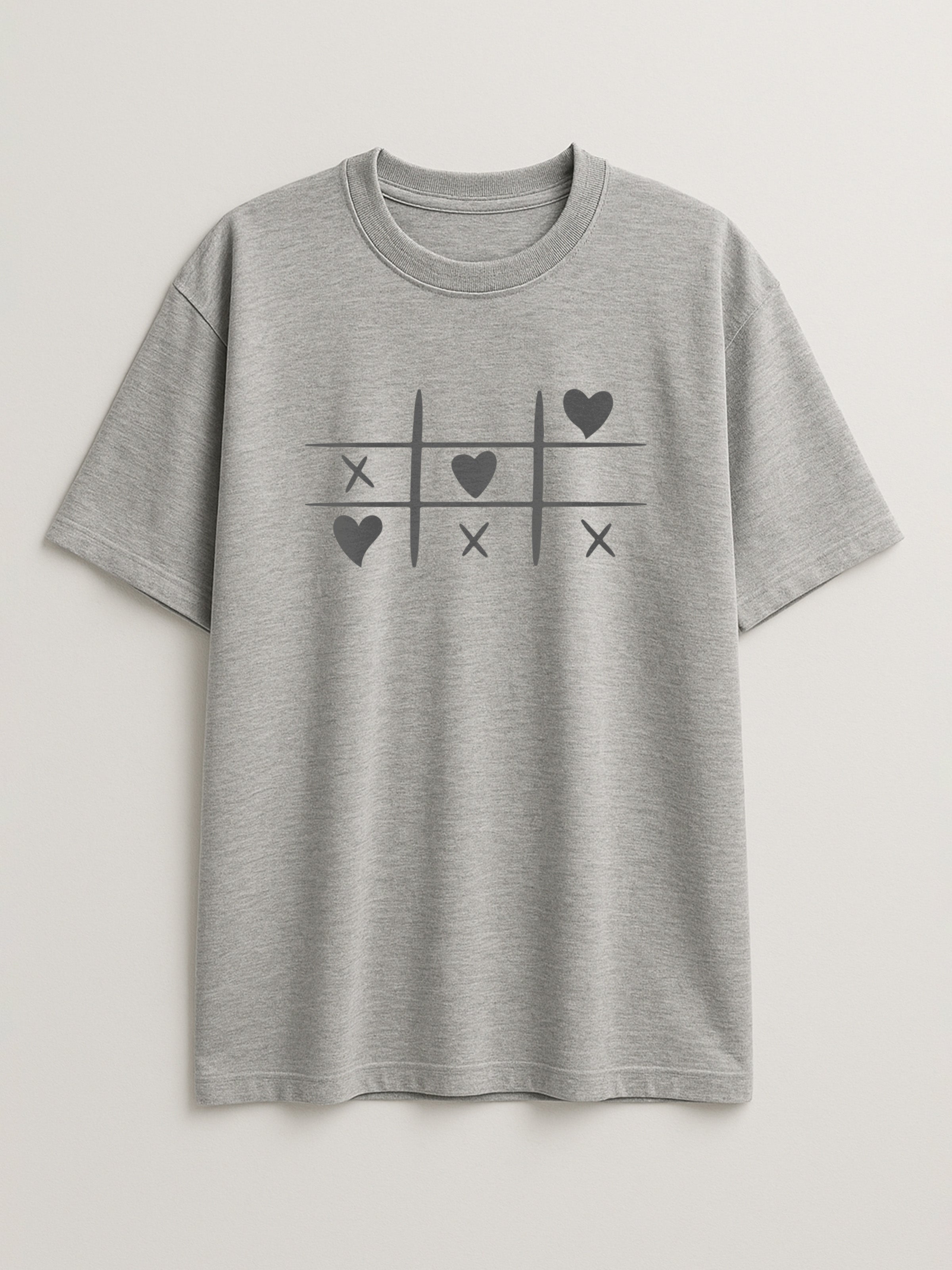 Tic Tac Hearts - Regular/Oversized T-shirt
