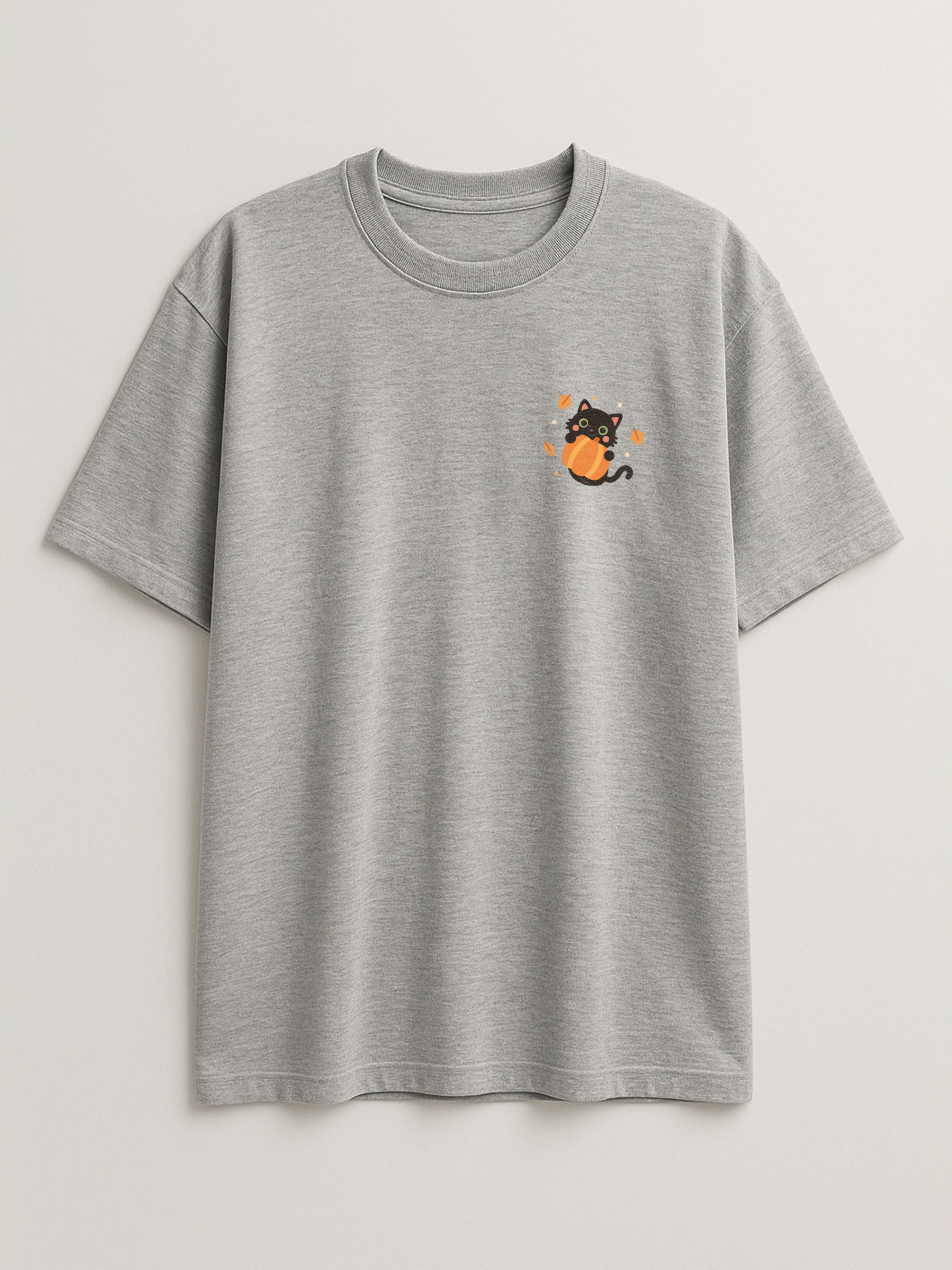 Pumpkitty - Regular/Oversized T-shirt