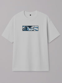 Action Frame / Arcane - Hot and Cold - Regular/Oversized T-shirt Oversized White by inspire.inc