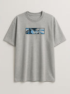 Action Frame / Arcane - Hot and Cold - Regular/Oversized T-shirt Oversized Light Heather Gray by inspire.inc