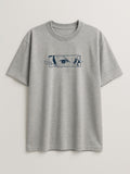Action Frame / Demon Slayer - Slayer Gaze - Regular/Oversized T-shirt Oversized Light Heather Gray by inspire.inc