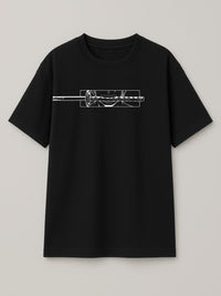 Action Frame / One Piece - Unstoppable - Regular/Oversized T-shirt Oversized Black by inspire.inc