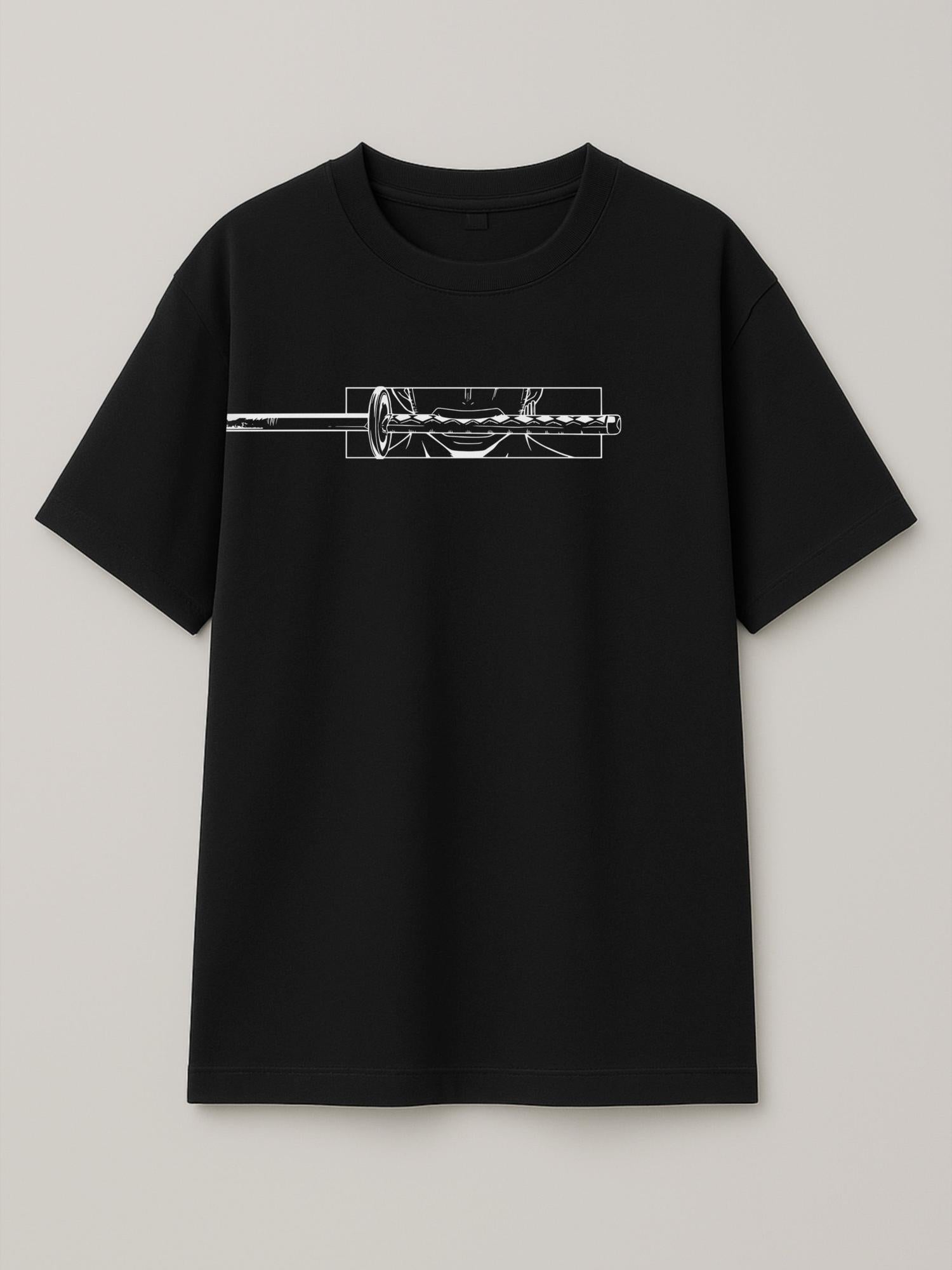 Action Frame / One Piece - Unstoppable - Regular/Oversized T-shirt Oversized Black by inspire.inc