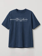 Action Frame / One Piece - Unstoppable - Regular/Oversized T-shirt Oversized Heather Blue by inspire.inc