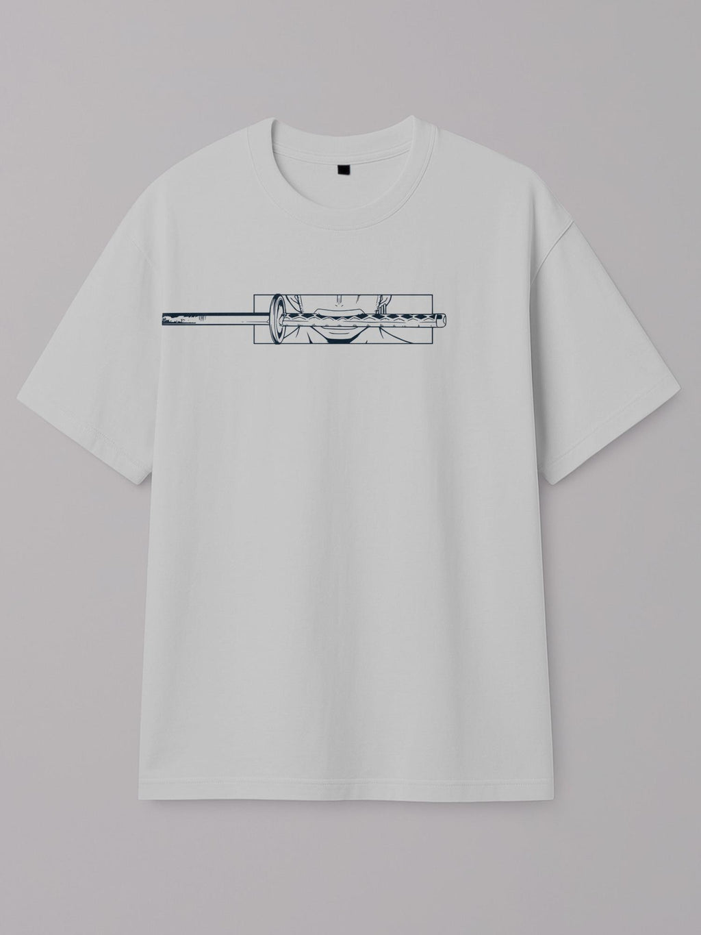 Action Frame / One Piece - Unstoppable - Regular/Oversized T-shirt Oversized White by inspire.inc