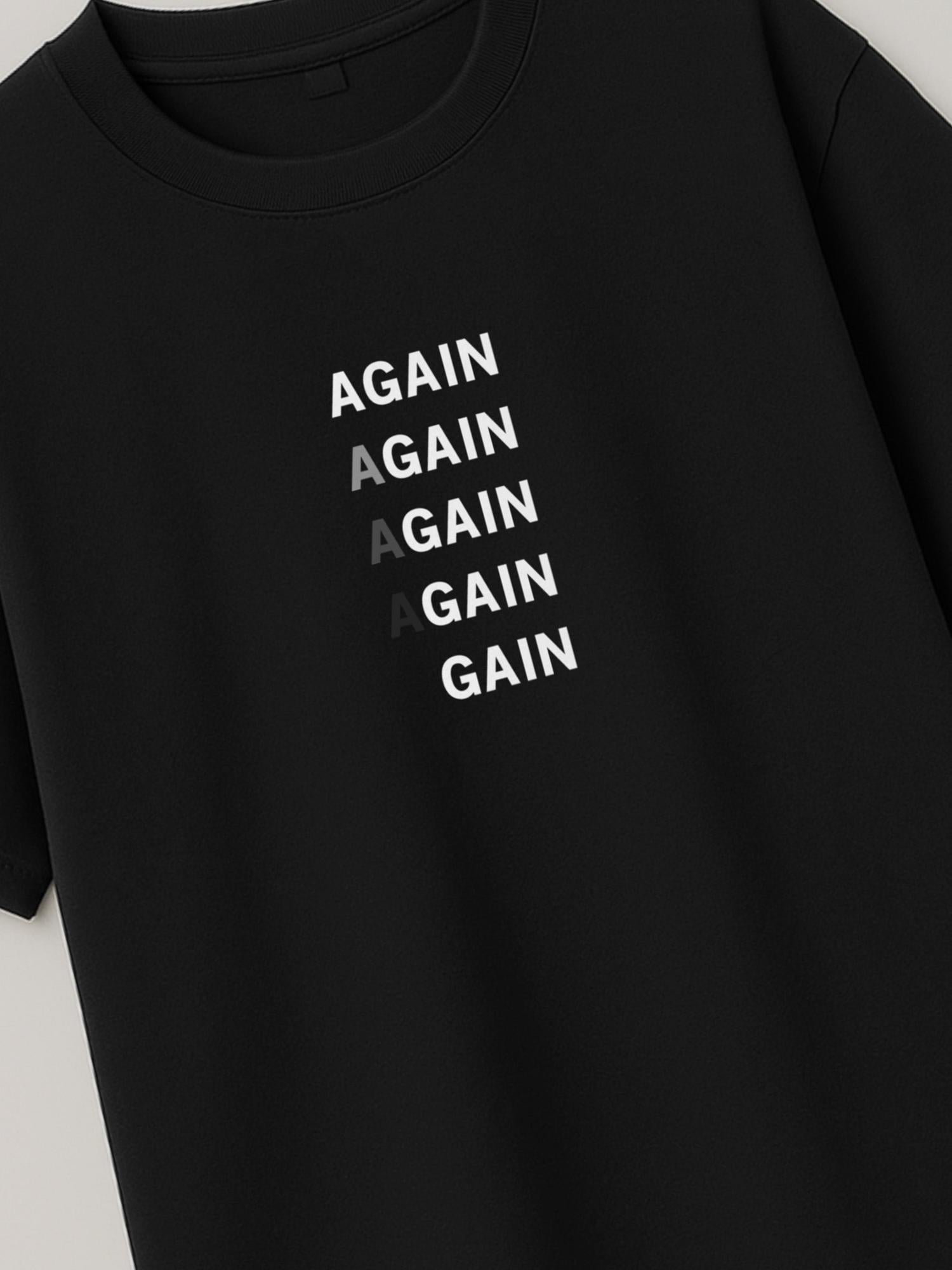 aGAIN - Regular/Oversized T-shirt by inspire.inc