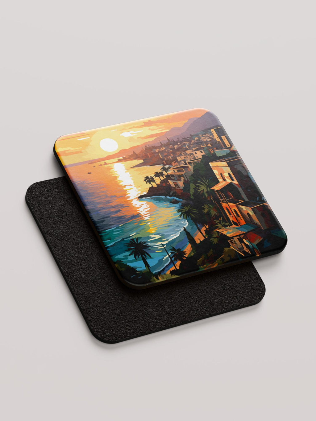 Batroun Coast - Pack of 4 Coasters by inspire.inc