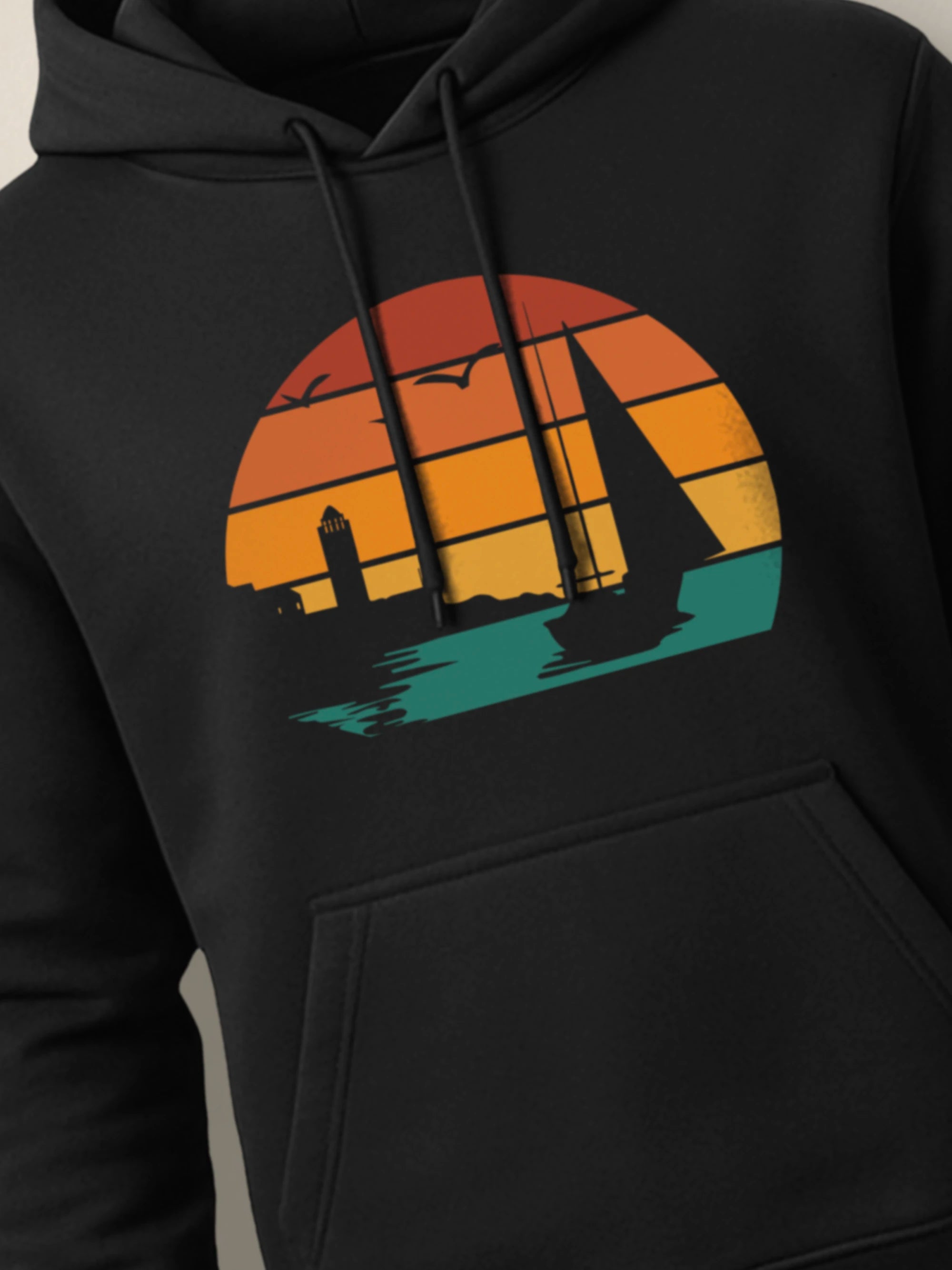 Batroun Retro Sunset - Hoodie by inspire.inc