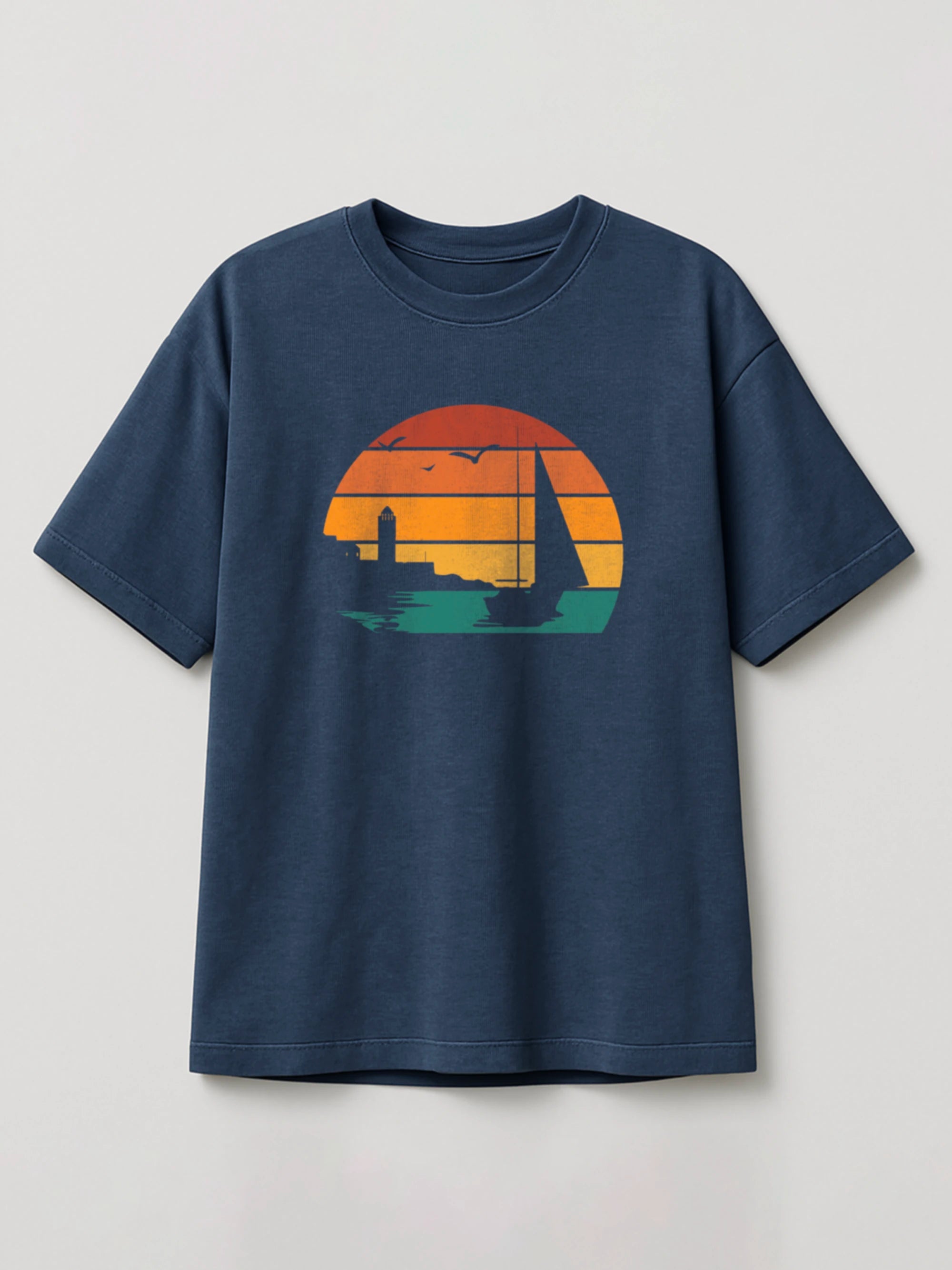 Batroun Retro Sunset - Regular/Oversized T-shirt