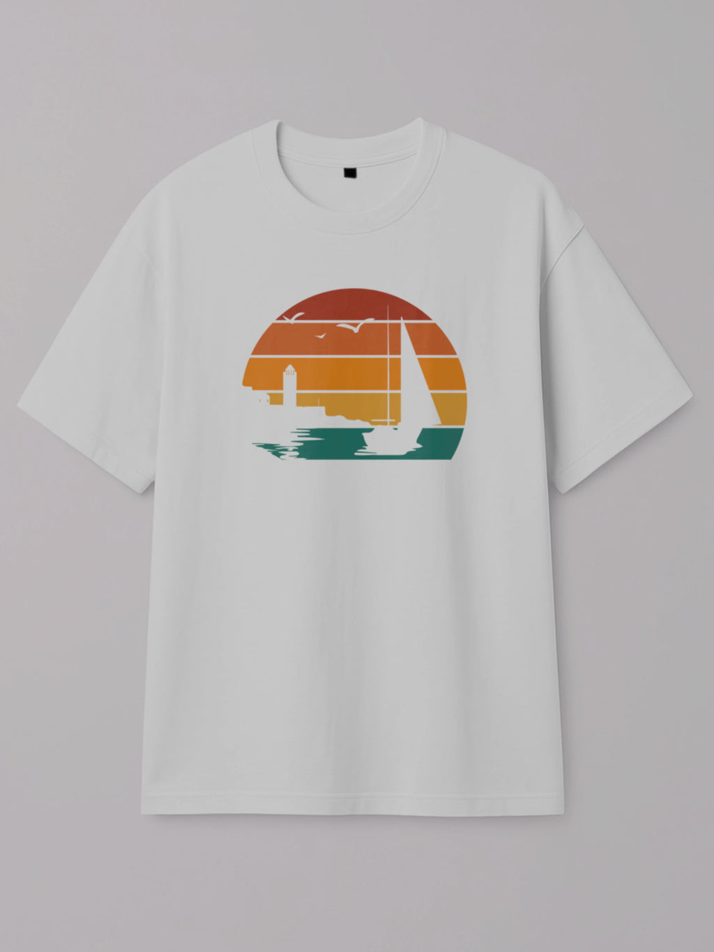 Batroun Retro Sunset - Regular/Oversized T-shirt