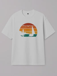 Batroun Retro Sunset - Regular/Oversized T-shirt