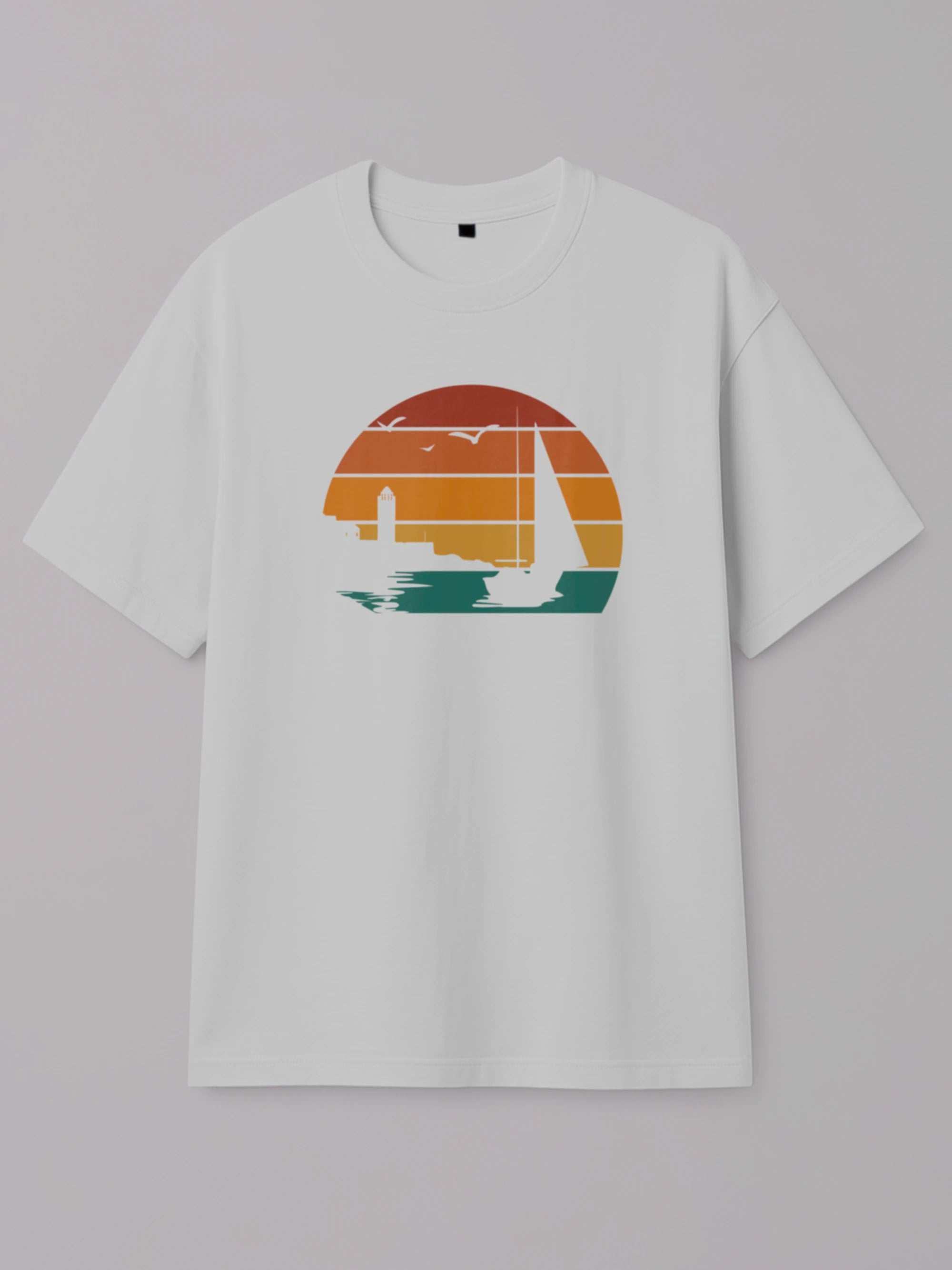 Batroun Retro Sunset - Regular/Oversized T-shirt