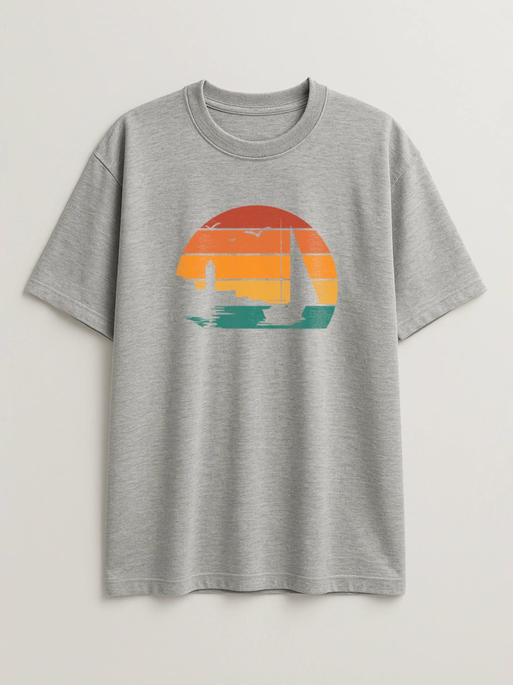 Batroun Retro Sunset - Regular/Oversized T-shirt