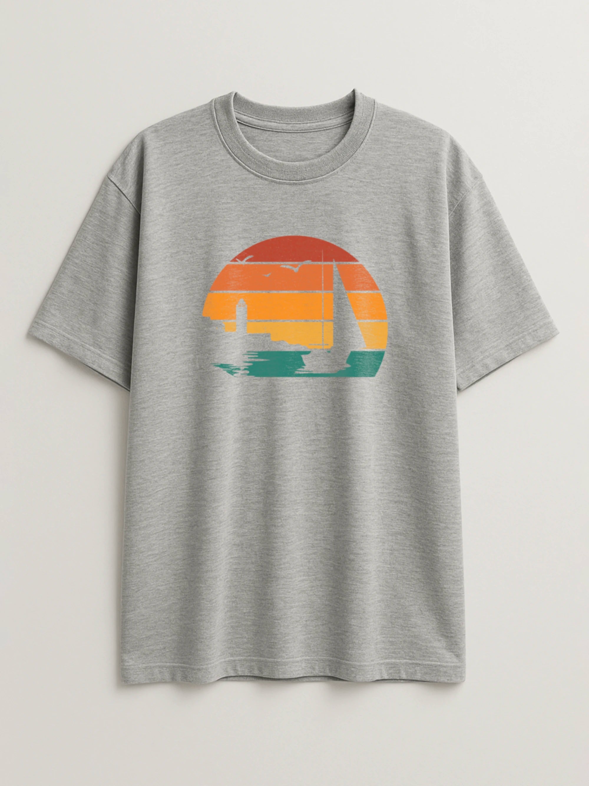 Batroun Retro Sunset - Regular/Oversized T-shirt