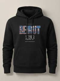 Beirut Cityscape - Hoodie Light White by inspire.inc